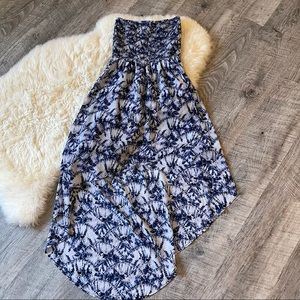 Micheal Kors High low tie dye dress